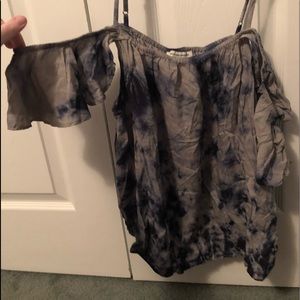 American Eagle Tie Dye off the shoulder shirt
